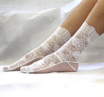 White lace socks