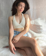 100% Organic Cotton Bralette Top. Nursing Bra