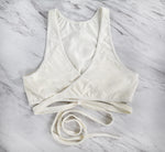 Organic Cotton Bra. Wrap Around Top. Sensitive Skin Nursing Bra