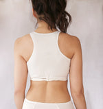 Organic Cotton Bra. Wrap Around Top. Sensitive Skin Nursing Bra