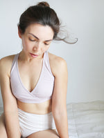 100% Organic Cotton Bralette Top. Nursing Bra