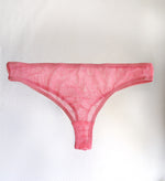 Sheer PInk mesh panties