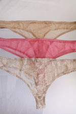 Sheer thongs panties