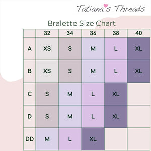 bra size chart