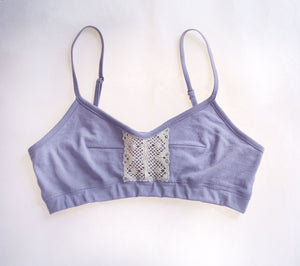 organic cotton bralette