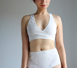 Organic cotton bra