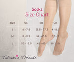 Velvet Socks. Handmade Luxurious Women's Socks